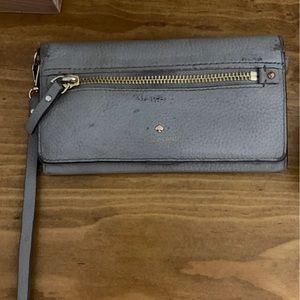Kate spade wallet grey